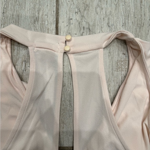 Pale Pink Stretchy Knit Blouse - Picture 5 of 5